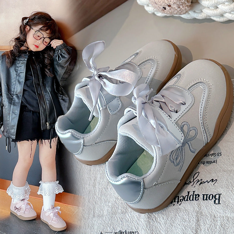 Girls' shoes, sneakers, 2026 new spring and autumn children's shoes, autumn shoes, baby moral training shoes, Forrest Gump shoes, kindergarten