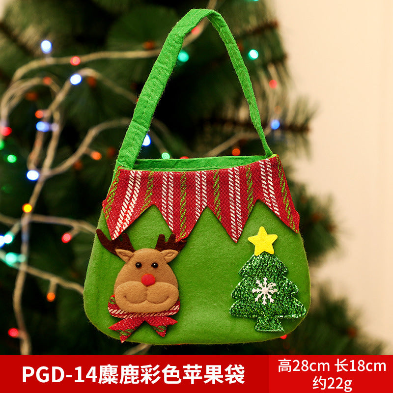 Christmas gift apple bag tote bag adult children children Christmas gift decoration high-end gift bag