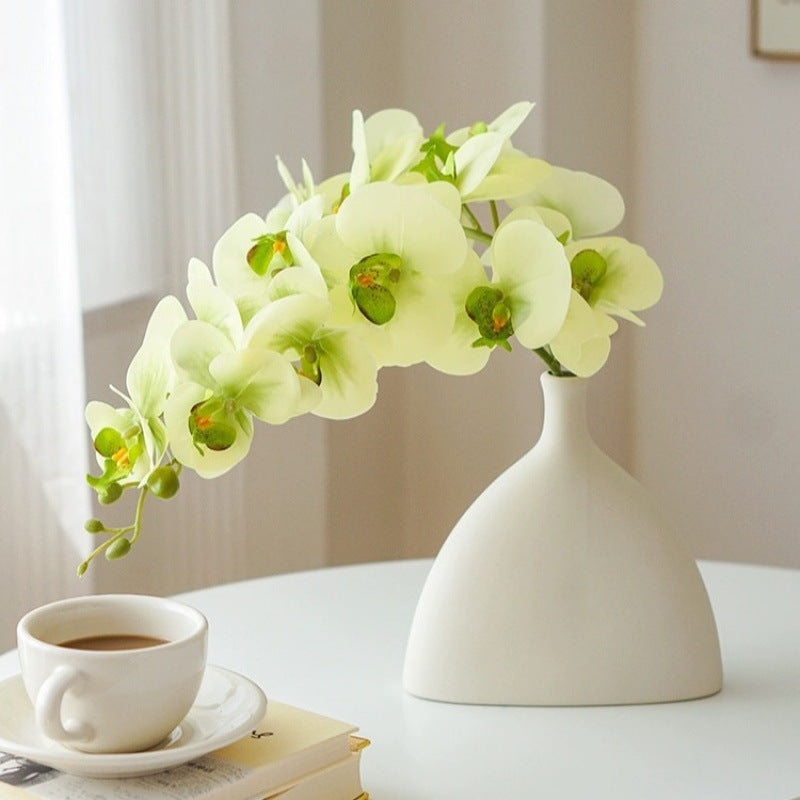 ins Nordic plastic fan-shaped vase melamine material flower arrangement supplies living room decoration table decoration photography props