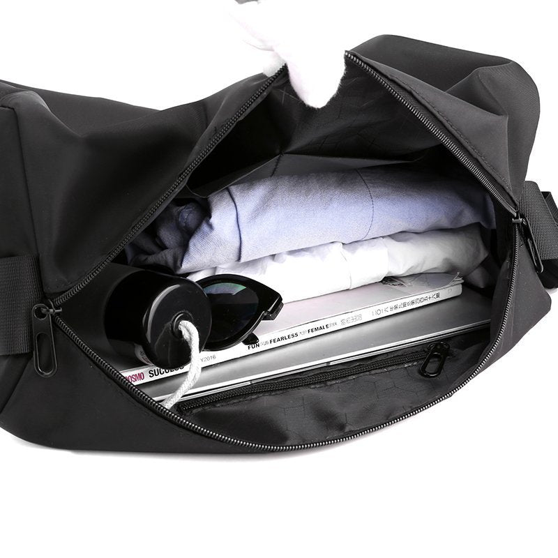 Cross-border men's bags, large-capacity shoulder crossbody bags, leisure sports fitness bags, short-distance travel storage bags, women's backpacks