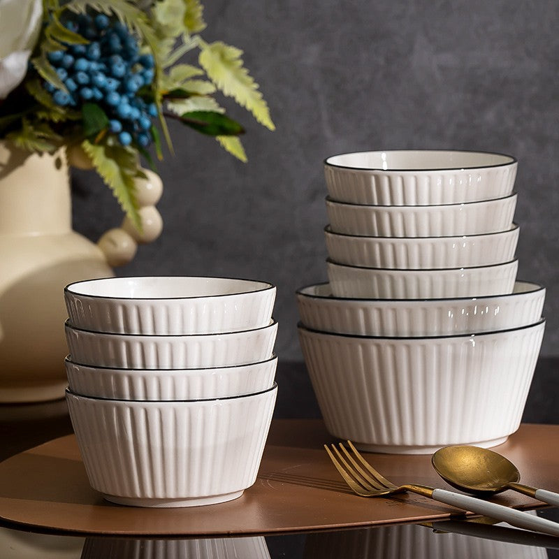 Dish set, household bowl, household use 2023 new bowls, chopsticks, plates, bowls, ceramic bowls, tableware, bowl sets, combinations