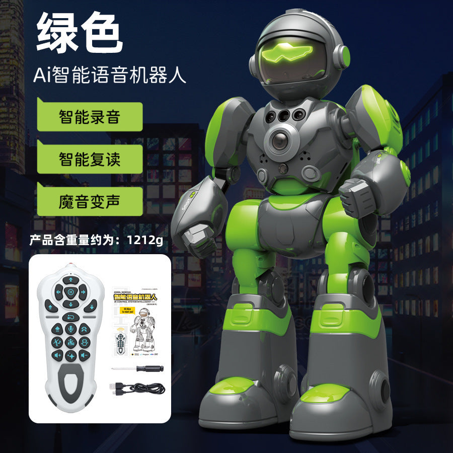 Kids Large Smart Remote Control Programmable Interactive Robot Model Boy Birthday Gift Toys Wholesale Stall