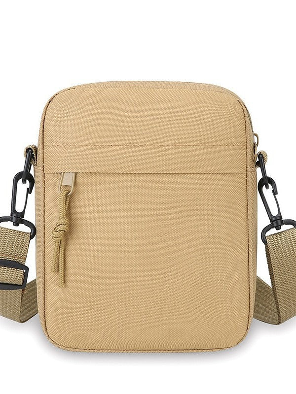Mini small square bag trendy men's chest bag casual sports multifunctional water-repellent shoulder bag mobile phone bag crossbody bag