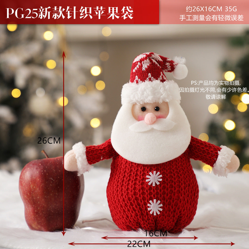 Christmas gift apple bag tote bag adult children children Christmas gift decoration high-end gift bag