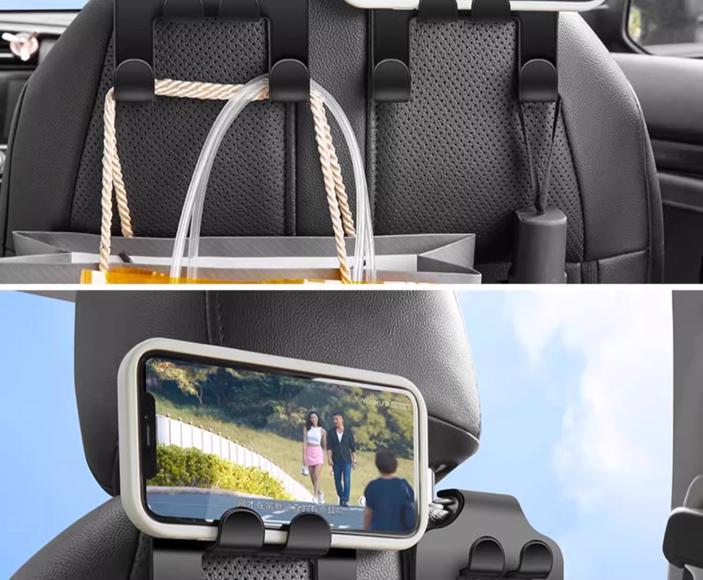Car seat hooks, car mobile phone holders, car interior decorations, ornaments, pendants, interior supplies, practical encyclopedia