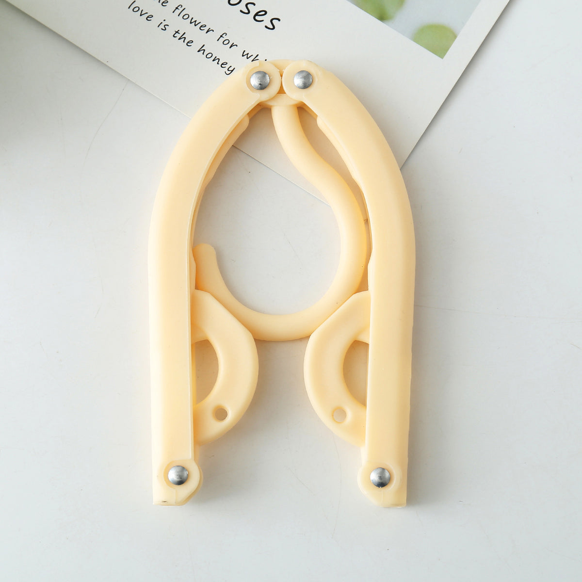 Travel folding hangers, business trips, hotels, standing drying racks, portable clothes, trousers, with clips, drying racks, factory straight hair