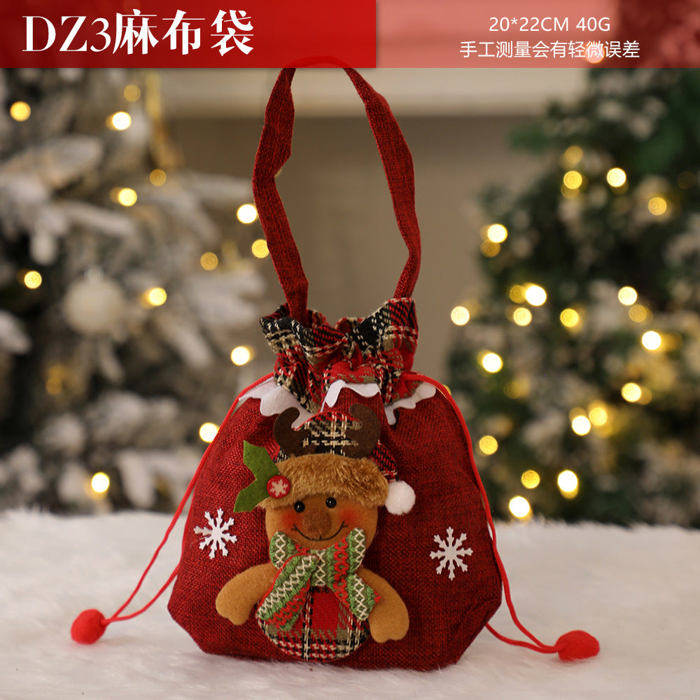 Christmas gift apple bag tote bag adult children children Christmas gift decoration high-end gift bag