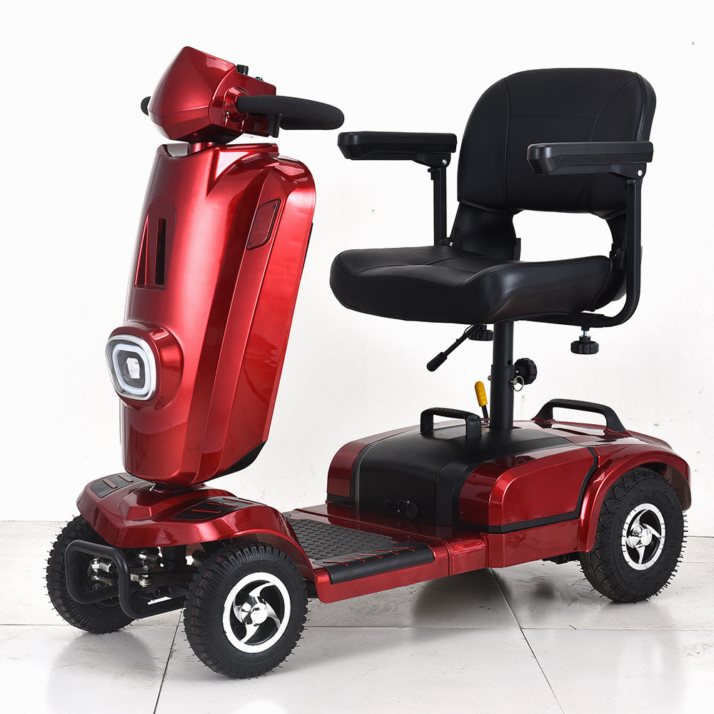 Manufacturers supply strong old age scooters, four-wheeled two-seater electric disabled vehicles, sightseeing smart battery mopeds