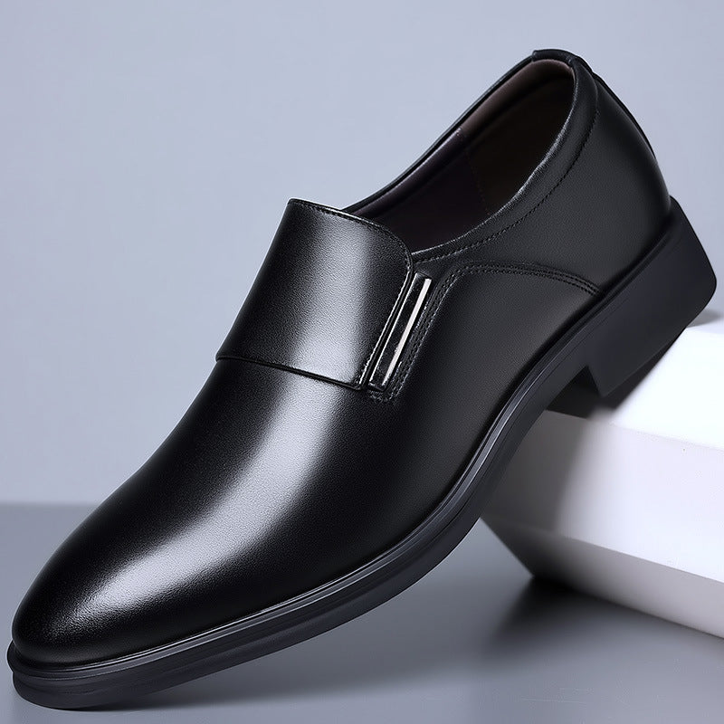 CC0917 Men's ShoesSummer Business Casual Leather Cow Shoes Super Light Explosive Trendy Men Handsome Classic