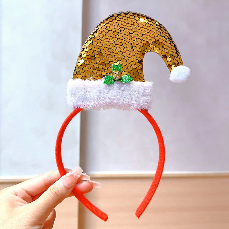 christmas headband girl christmas antler hairpin headpiece holiday decoration gift big bow headband headband headband