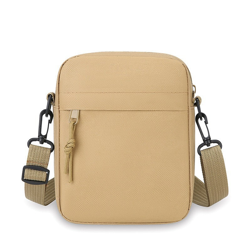 Mini small square bag trendy men's chest bag casual sports multifunctional water-repellent shoulder bag mobile phone bag crossbody bag