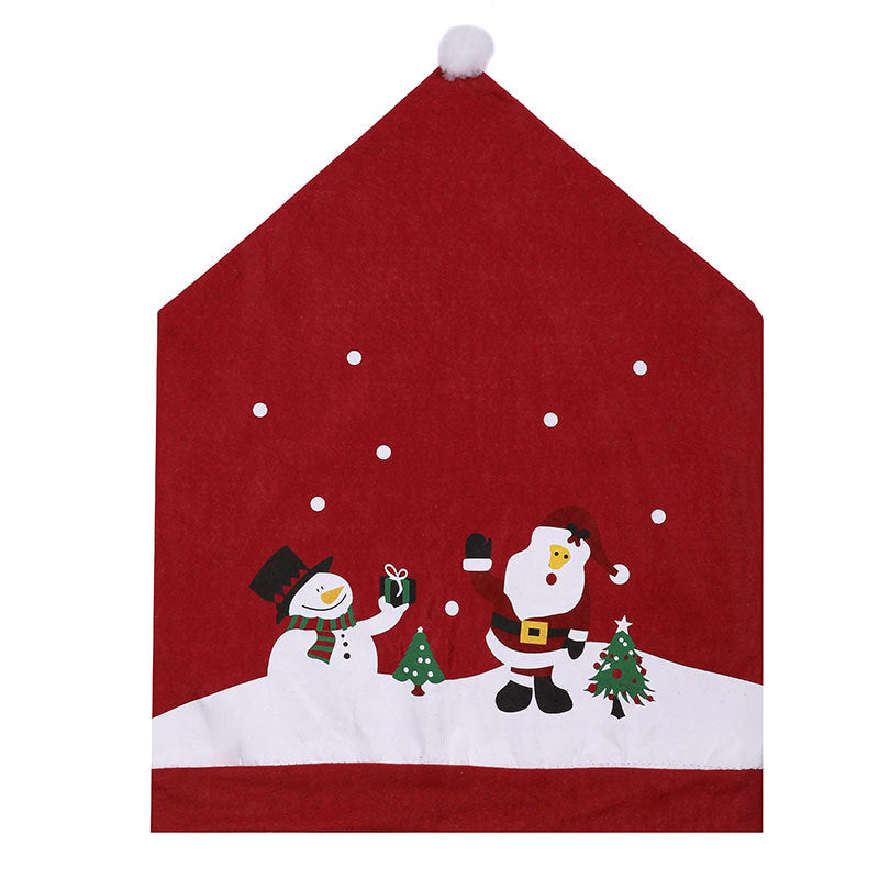 Christmas Decoration Chair Cover, Cross-border Europe and America Christmas Decorations, Christmas Chair Cover, Christmas Table Decoration Gifts