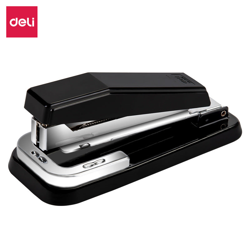 Deli rotatable stapler, student stapler, large thickened stapler, home multi-functional office, labor-saving