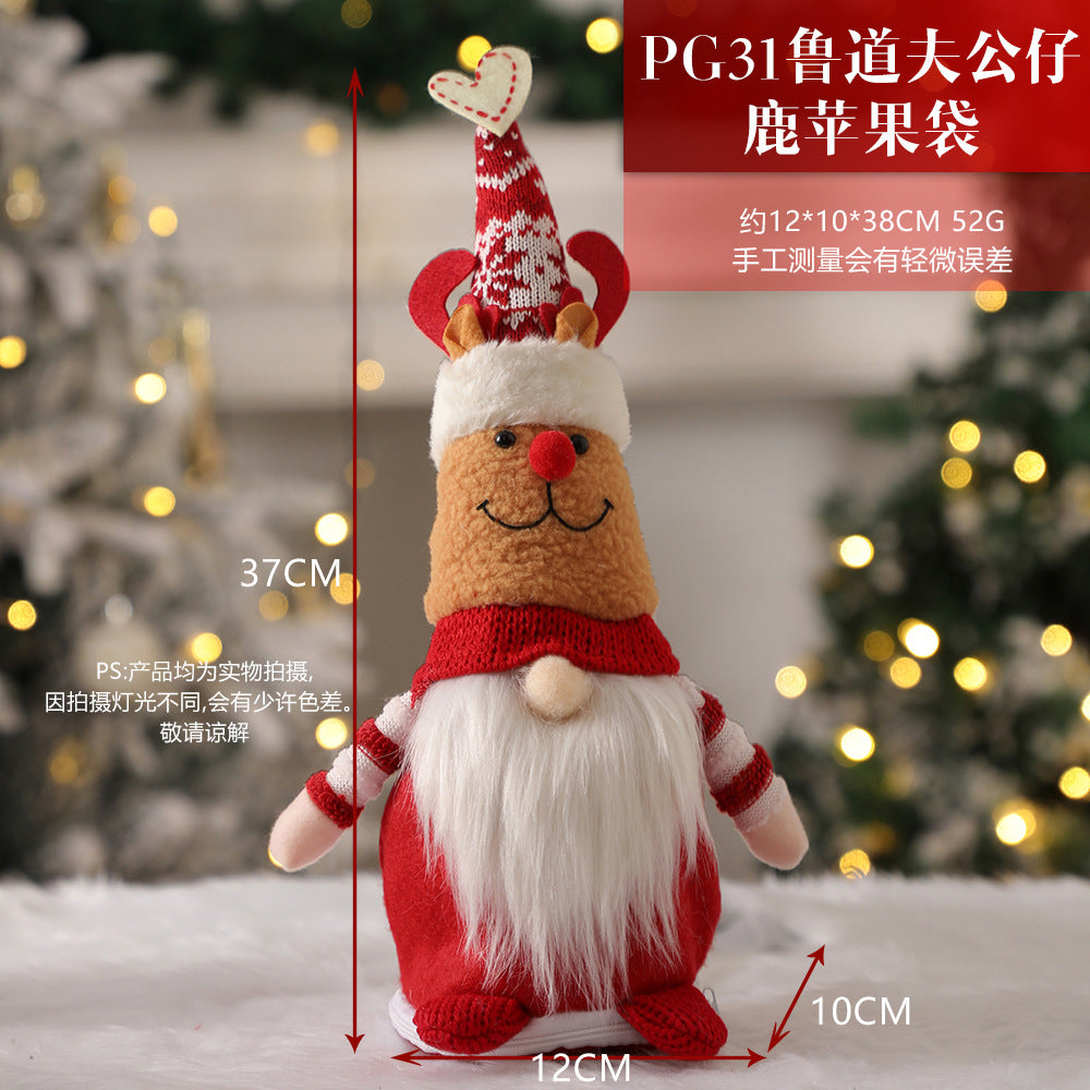 Christmas gift apple bag tote bag adult children children Christmas gift decoration high-end gift bag