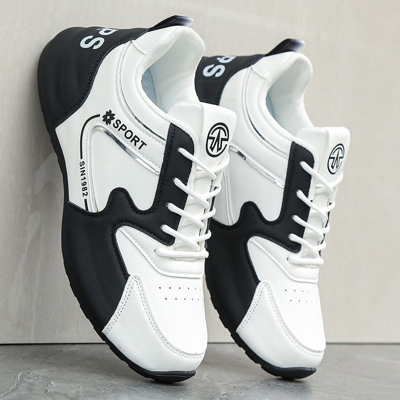 Men's shoes, leather bread, toe shoes, travel shoes, trendy casual shoes, men's sneakers, sports cross-border Pinduoduo dropship