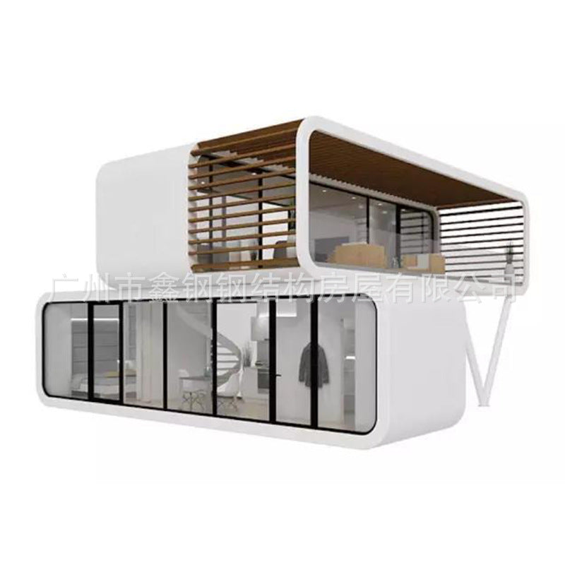 Space warehouse mobile house capsule house module building cabin comfortable prefabricated prefabricated mobile house intelligent control system