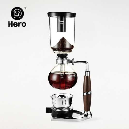 Hero hero coffee pot home coffee machine siphon glass siphon pot manual coffee set
