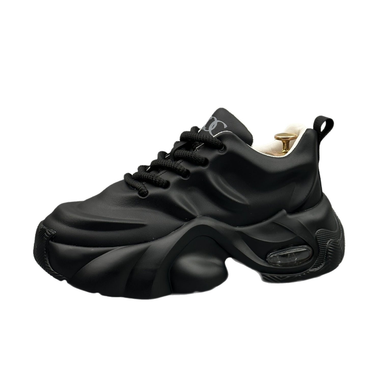 Cross-border explosive plus-size men's shoes, 2024 new daddy shoes, platform shoes, fashionable and versatile casual shoes, sneaker trend