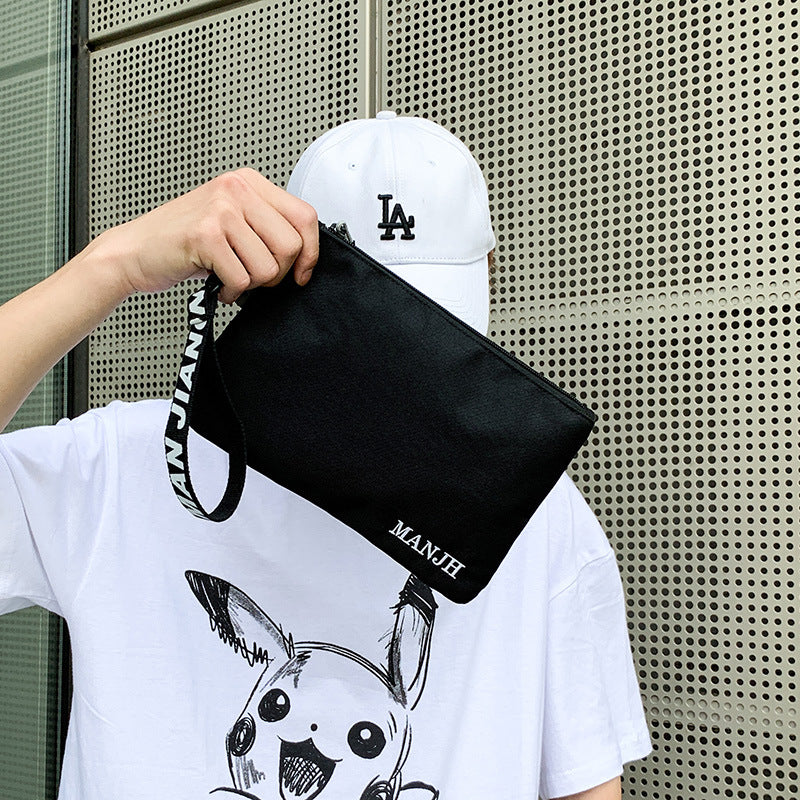 Amazon cross-border men's handbag, large capacity casual coin bag, company personal customized gift welfare bag