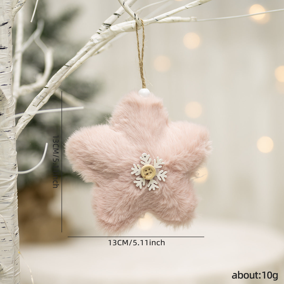 New Cross-border Christmas Plush Angel Charm Cute Doll Doll Gift Christmas Tree Pendant ins Arrangement
