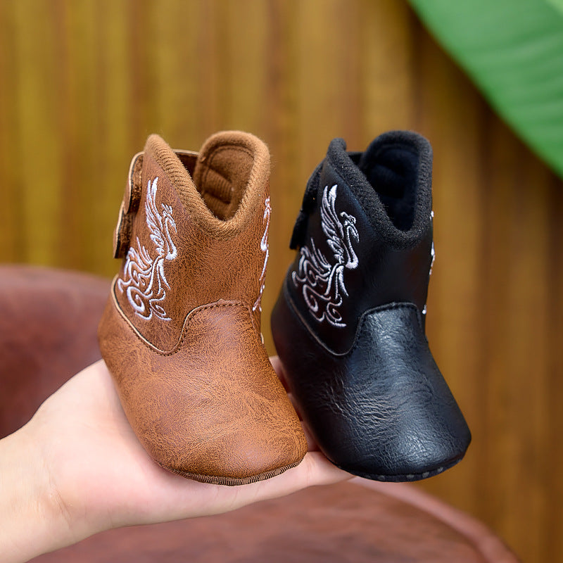 Baby boots casual fashion spring and autumn winter 6-12-18 months baby toddler shoes soft sole non-slip toddler shoes