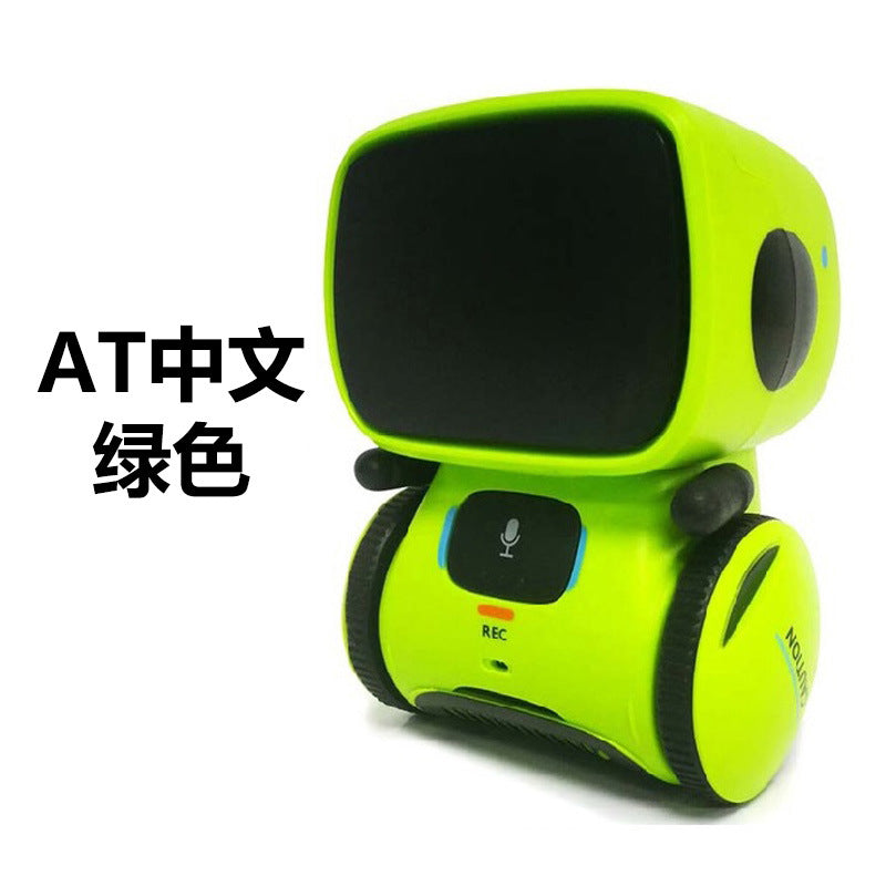 Parent-child intelligent interactive robot children's electric toys touch sensing voice dialogue early education story machine boys