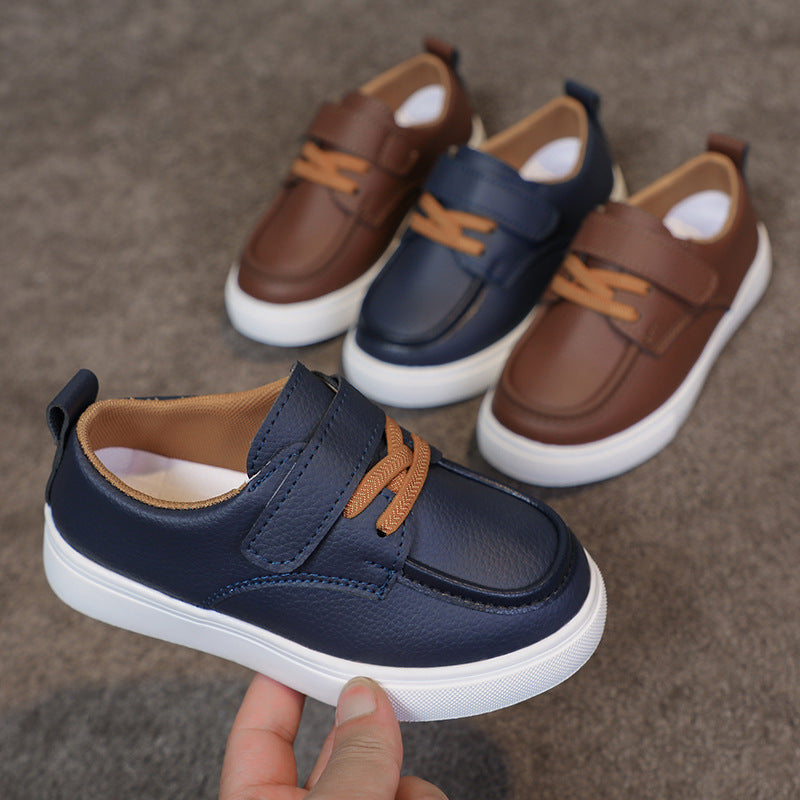 Sneakers, children's shoes, breathable men's shoes, four-season low-top soft-soled lazy casual shoes, men's trend, versatile board shoes