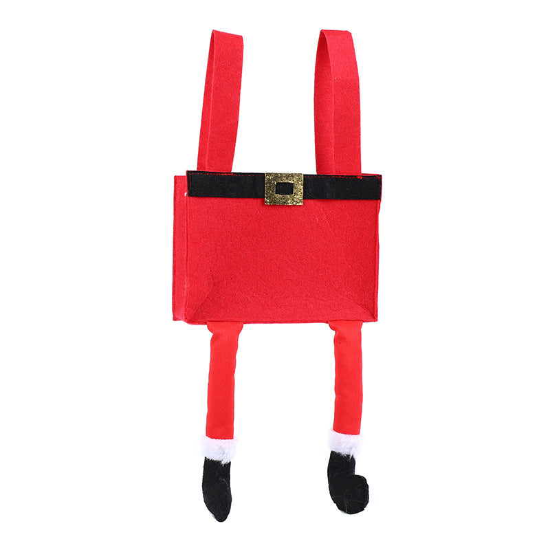 Cross border Christmas trouser bag candy bag creative home Christmas gift jewelry bag Christmas celebration decoration candy bag