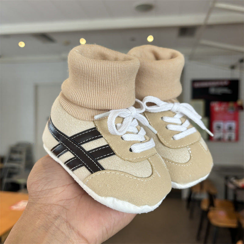 Baby shoes 0-3-12 months to 1 year old step shoes spring, autumn and winter style soft soled shoes for boys and girls