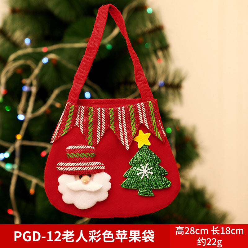 Christmas gift apple bag tote bag adult children children Christmas gift decoration high-end gift bag