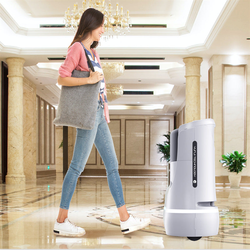 Hotel intelligent delivery welcome two-in-one delivery intelligent robot Hotel food delivery water delivery robot