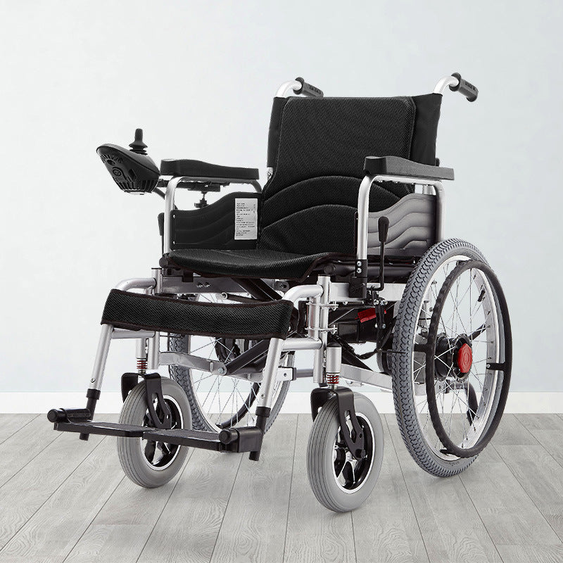 Electric wheelchair disabled elderly special foldable intelligent automatic elderly four-wheeled mobility wheelchair