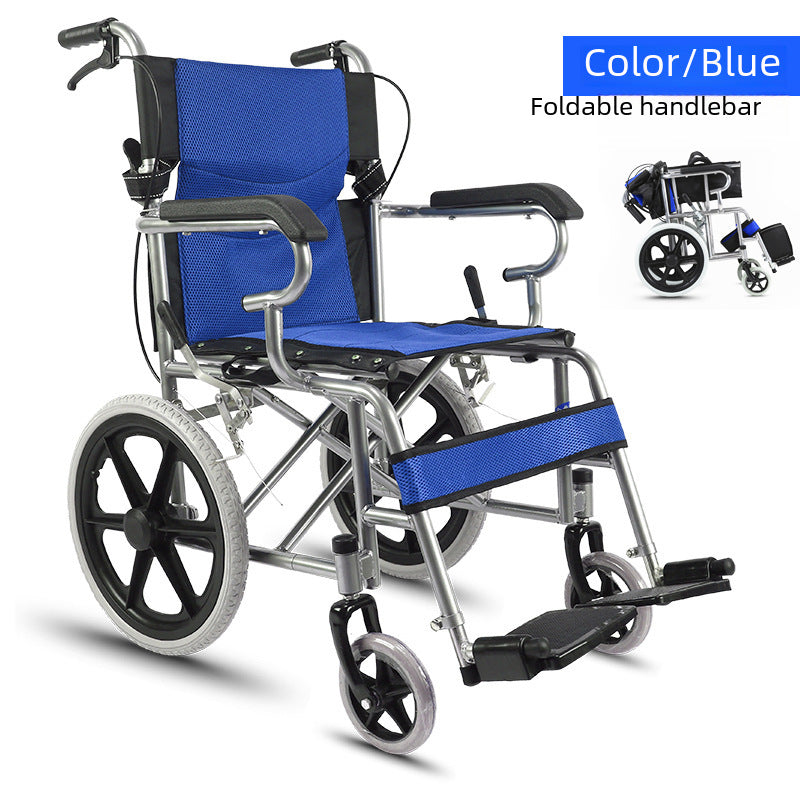 Manufacturers wholesale Fumeirui wheelchair folding light with toilet, elderly disabled wheelchair rider push scooter