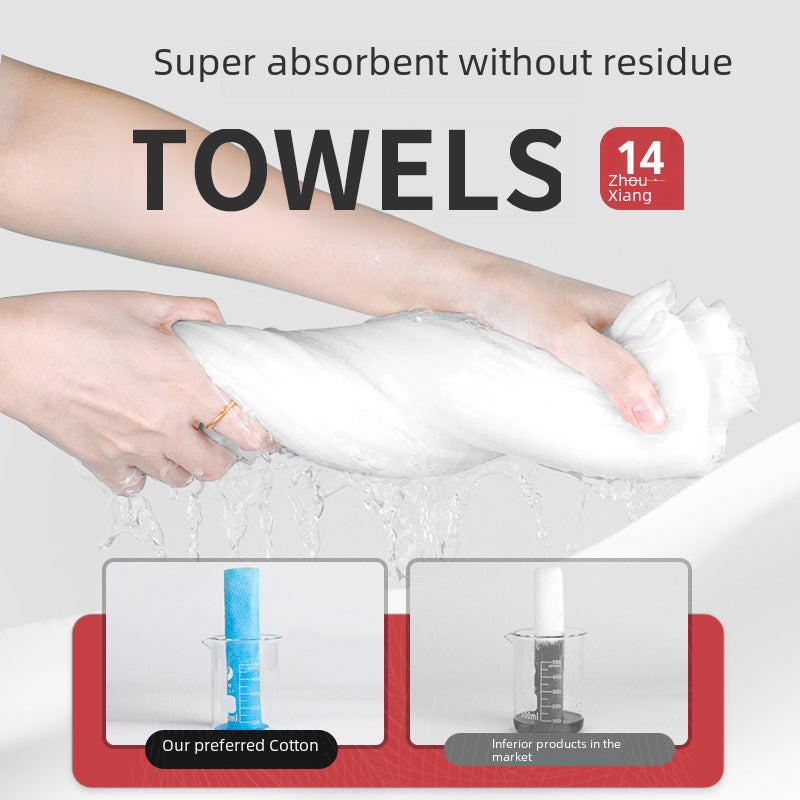 New Compressed Towel Portable Cotton Disposable Face Towel Thickened Travel Independent Box Cleansing Towel Manufacturers