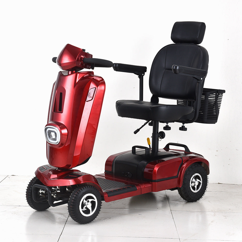 Manufacturers supply strong old age scooters, four-wheeled two-seater electric disabled vehicles, sightseeing smart battery mopeds