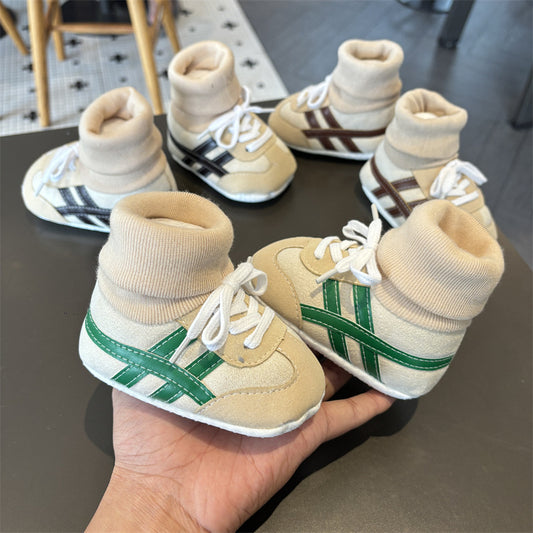 Baby shoes 0-3-12 months to 1 year old step shoes spring, autumn and winter style soft soled shoes for boys and girls