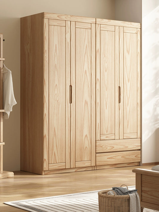 Solid wood wardrobe