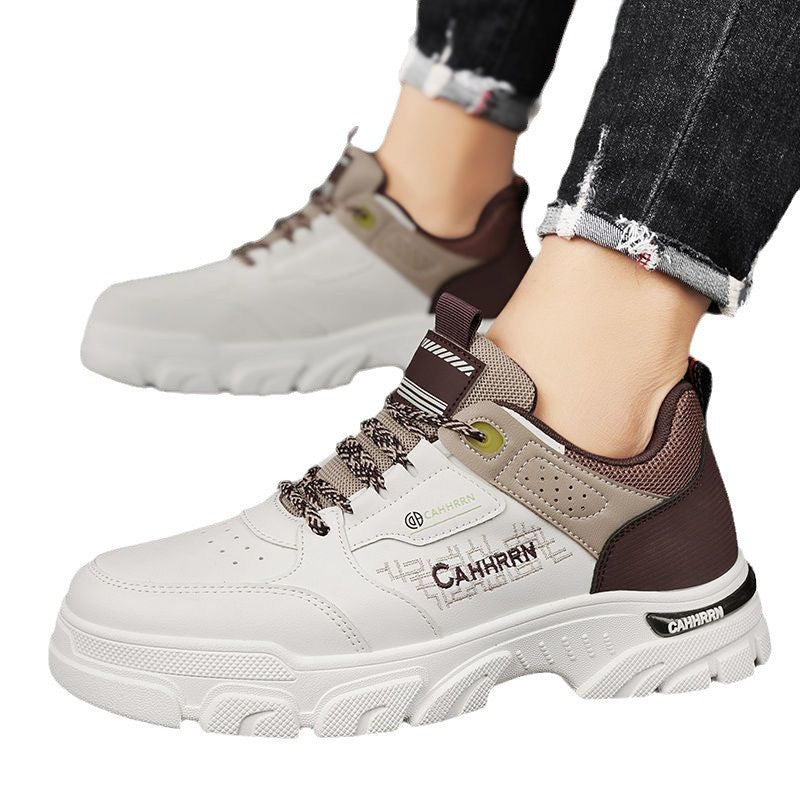 Shoes Men's Shoes 2025 New Fall Men's Heightened Sports Work Board Shoes Teen Casual Low Top Martin Boots