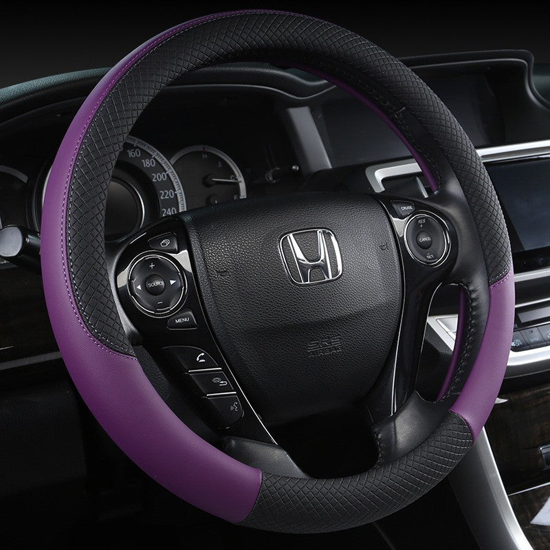 Manufacturers wholesale car steering wheel cover four seasons anti-slip sweat wicked car handlebar cover fashion thin decorative interior supplies