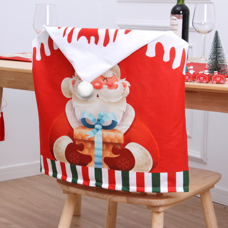 Christmas Decorations, Chair Sets, Wedding Banquets, Hotel Chairs, Covers, Dining Chairs, Santa Claus, Snowman Chairs, Sets
