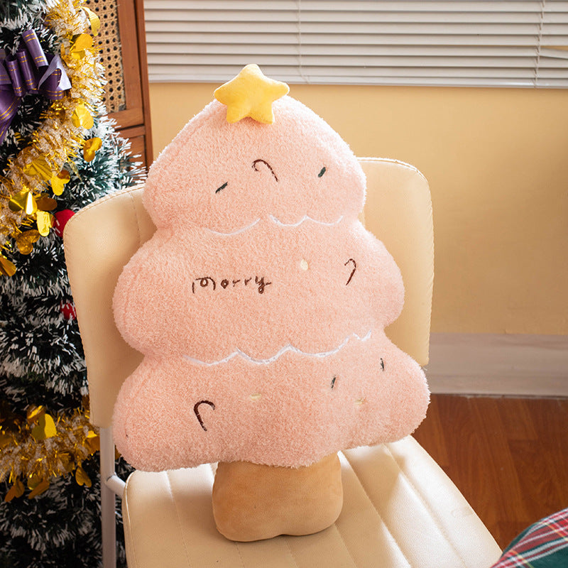ins influencer Christmas tree pillow plush toy Christmas tree pillow gingerbread doll pillow wreath doll