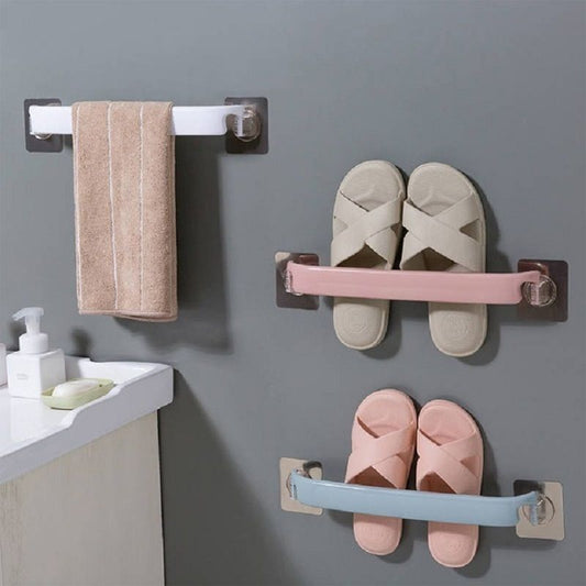 towel rack toilet non-punch hanger toilet slipper rack multi-function pot lid rack bath toilet bath towel rack