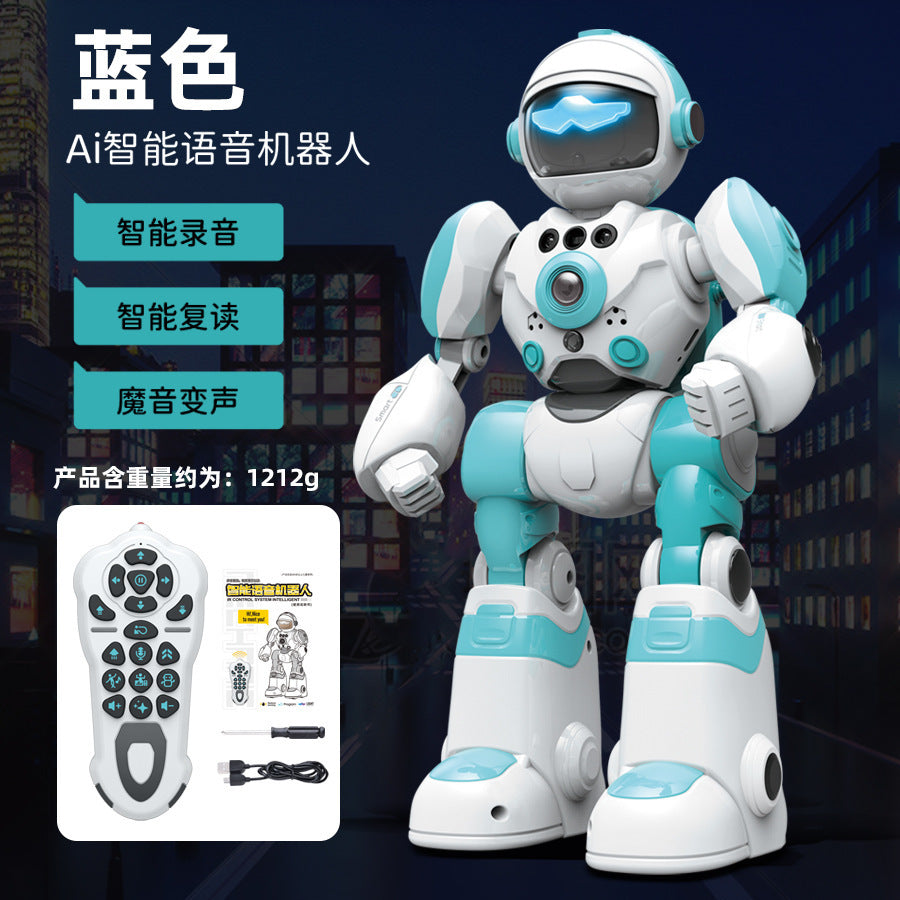 Kids Large Smart Remote Control Programmable Interactive Robot Model Boy Birthday Gift Toys Wholesale Stall