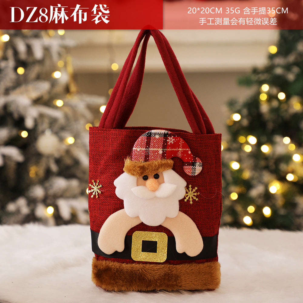 Christmas gift apple bag tote bag adult children children Christmas gift decoration high-end gift bag