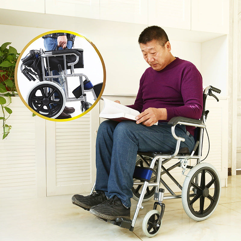 Manufacturers wholesale Fumeirui wheelchair folding light with toilet, elderly disabled wheelchair rider push scooter