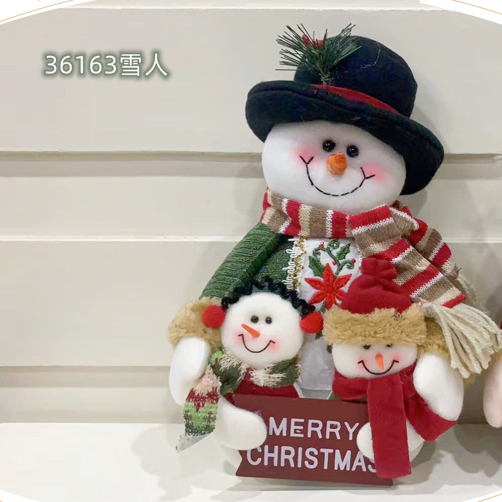 christmas gifts christmas doll christmas family portrait old man snowman christmas decoration supplies christmas gifts