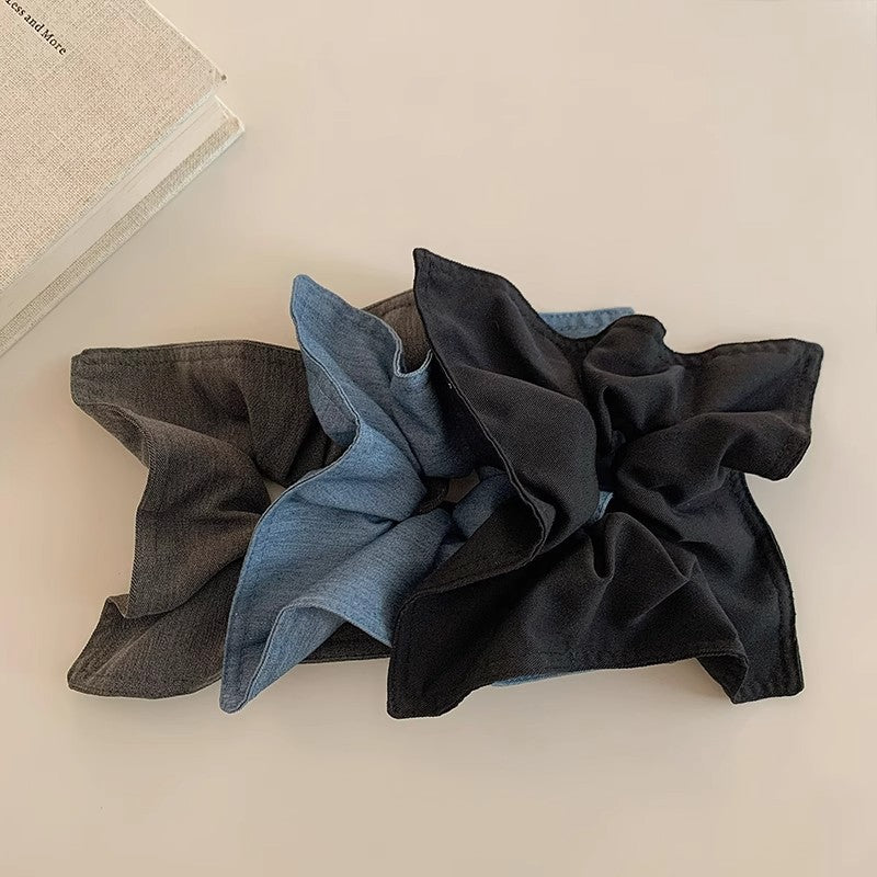 Korean fabric scarf, large intestine scrunchie, women's headband, high-end oversized balls, scalp tendons, hair ties, hair accessories, headdresses