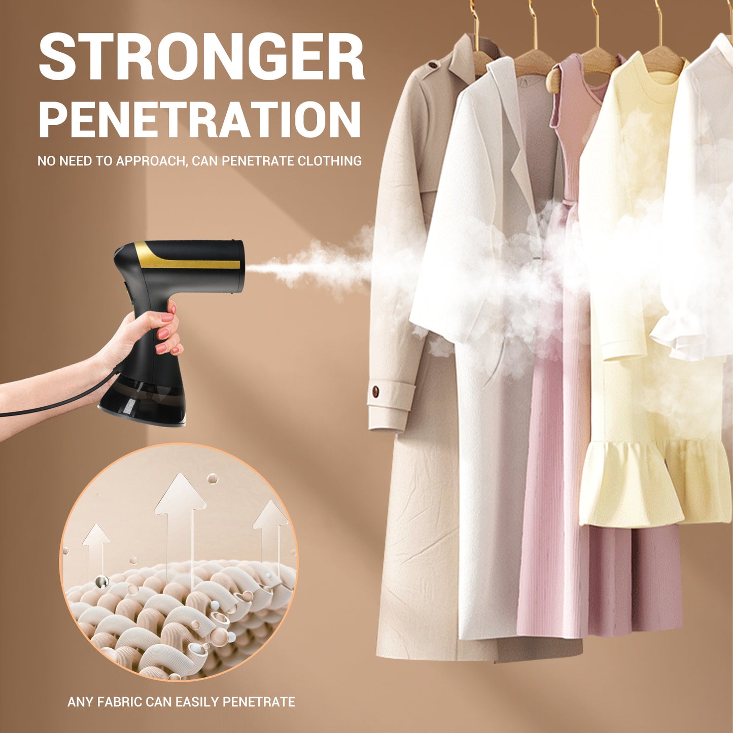 New Cross Border Handheld Garment Steam Steamer Home Portable Folding Steam Iron Travel Mini Steam Ironer