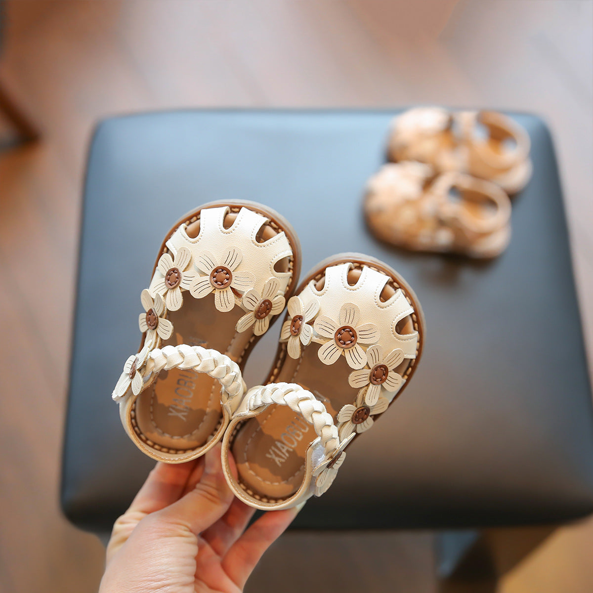 Baby girl summer sandals baby soft sole toddler shoes one-year-old baby princess shoes sweet little girl shoes