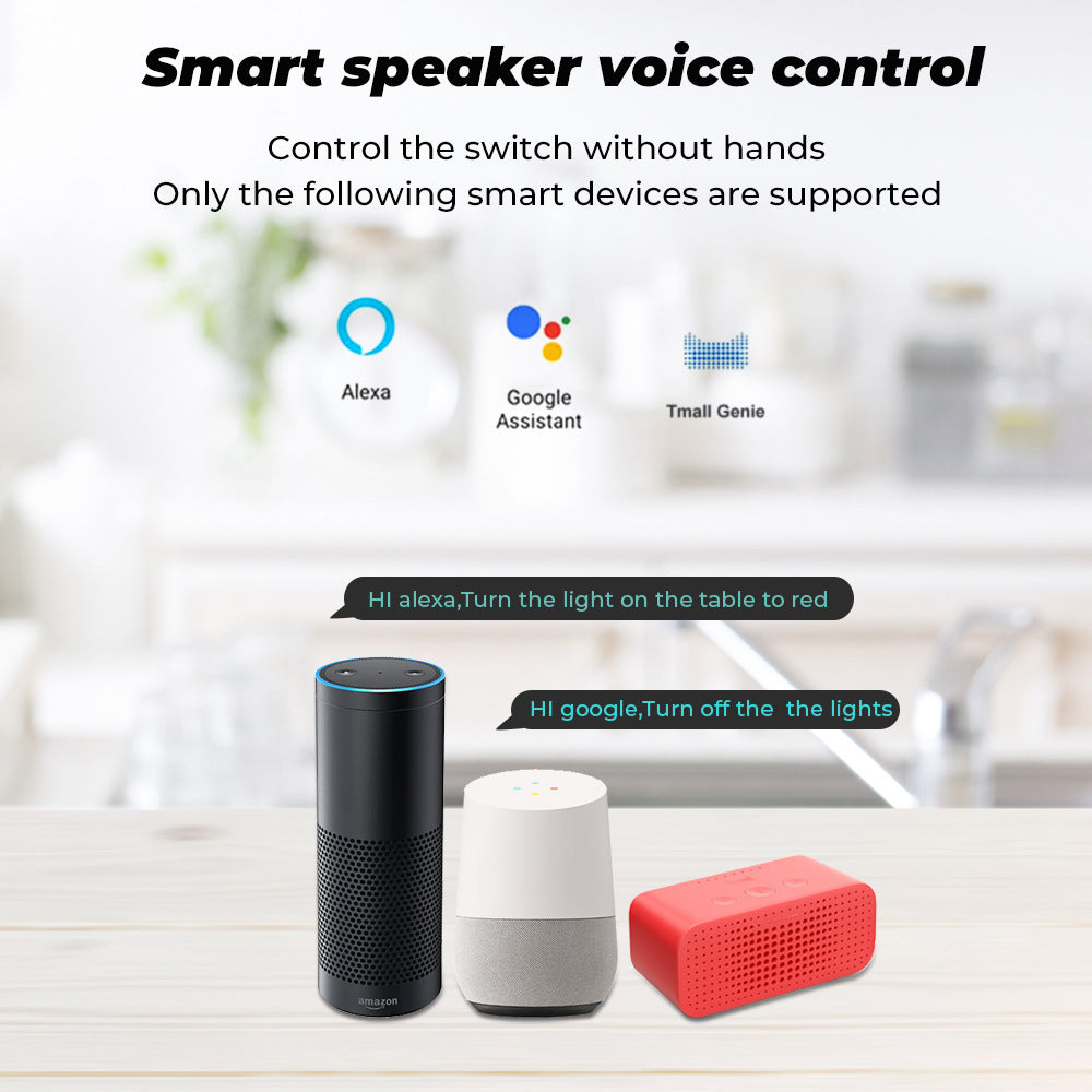 Tuya smart home wifi433 wireless on-breaker cassette control switch light remote control APP intelligent control